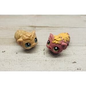 Littlest Pet Shop LPS Vintage Brown Tan Guinea Pig Lot
